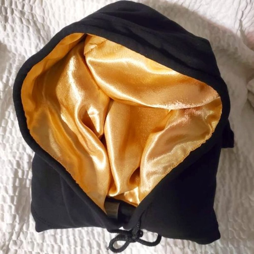 Custom Satin-Lined Hoodie Sweatshirt
